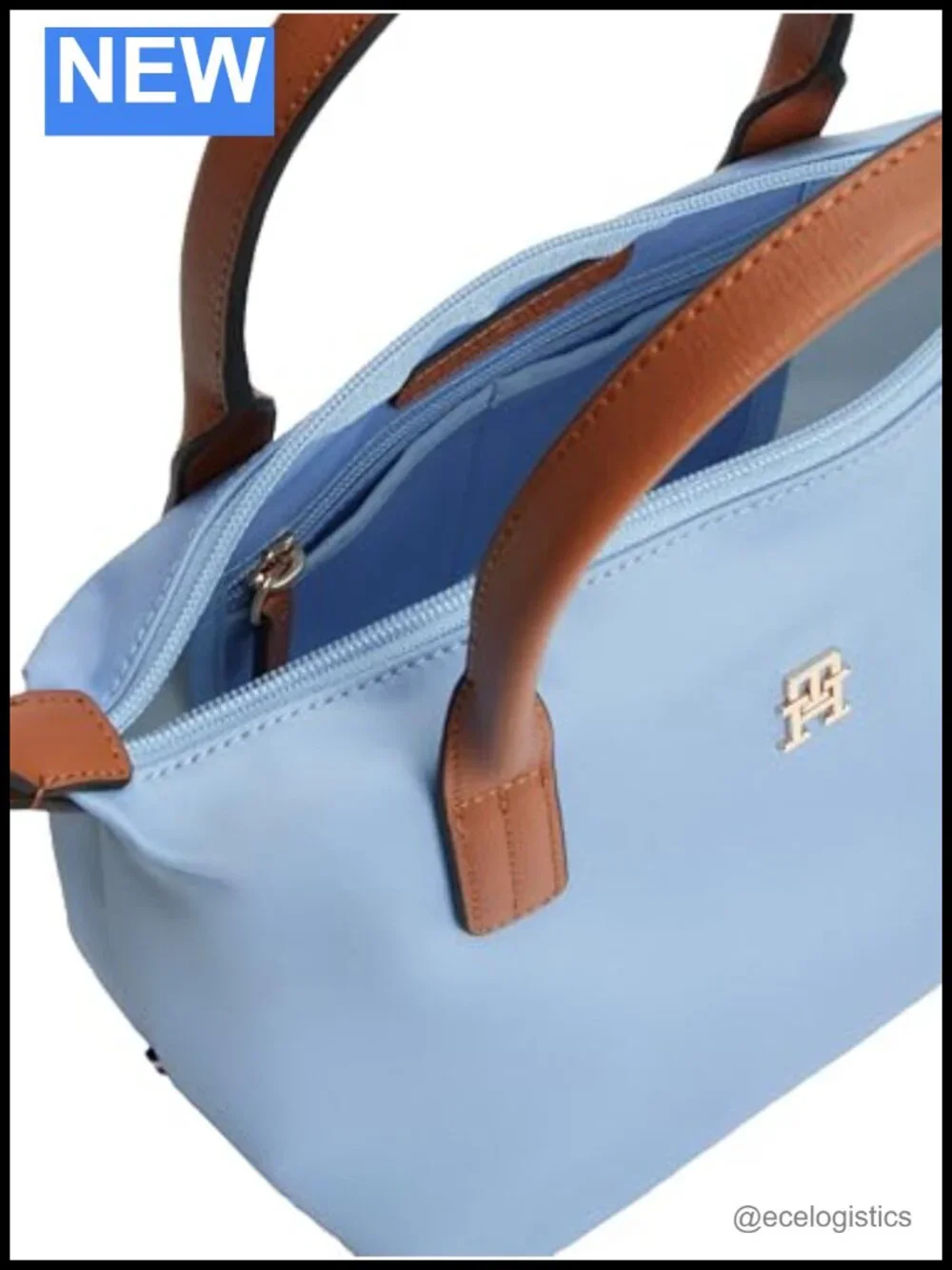 Small Tote Bag with Removable Crossbody Strap - 100% Recycled Nylon